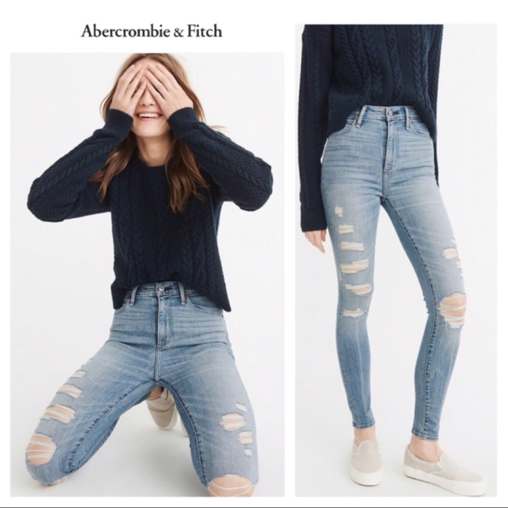Abercrombie & Fitch Simone High Rise Jeans 26
